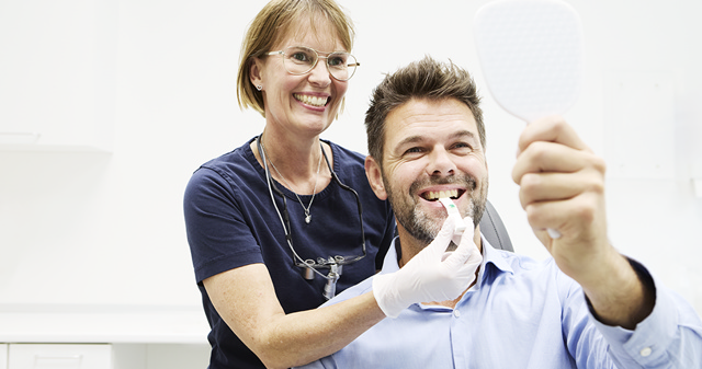 tandlæge, rodspidsamputation