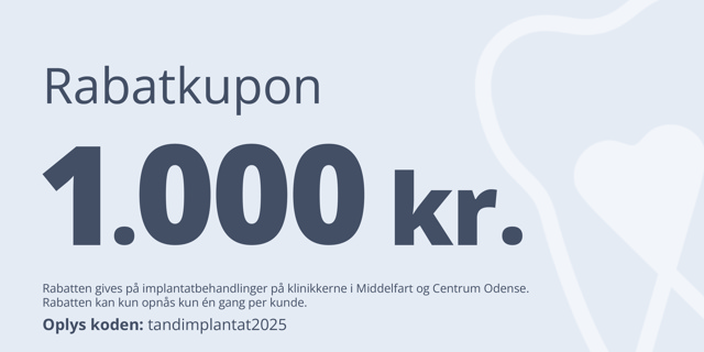 rabatkupon tandimplantat